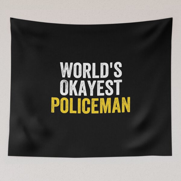 Item preview, World's Okayest Policeman Funny  designed and sold by happinestSHOP.