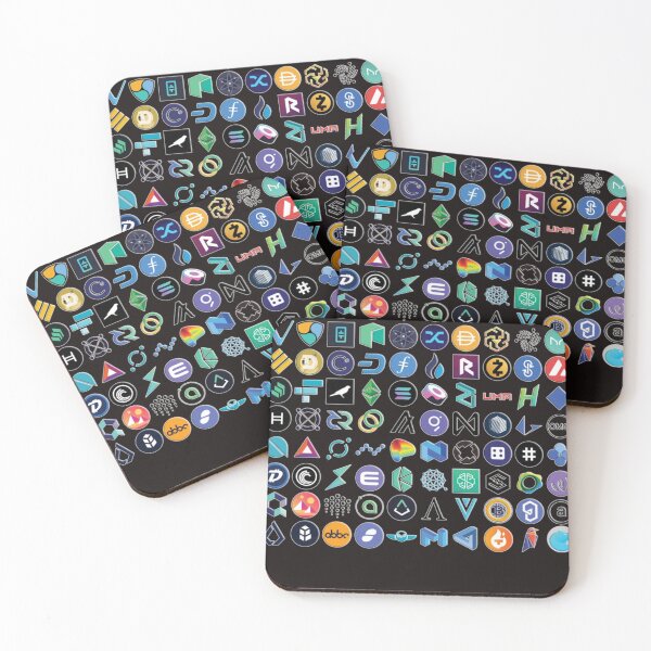 Item preview, Crypto Logos 3D on Black Active designed and sold by ashleyteesdf.