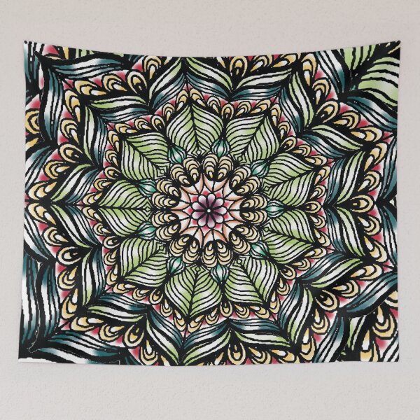 Item preview, Color Floral Mandala designed and sold by BohemianDesignz.