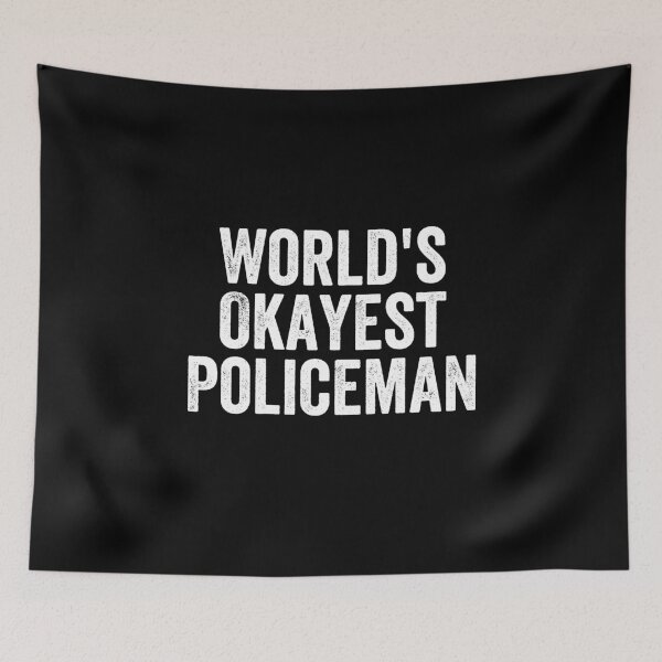 Item preview, World's Okayest Policeman Funny  designed and sold by happinestSHOP.