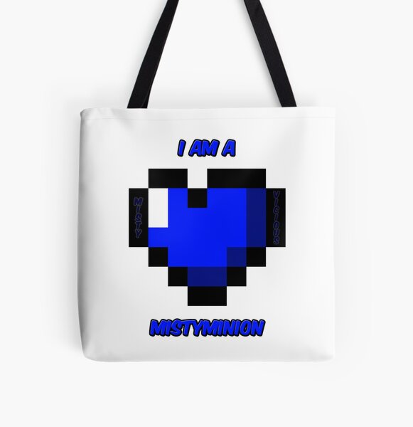I am a MistyMinion - Blue Heart All Over Print Tote Bag