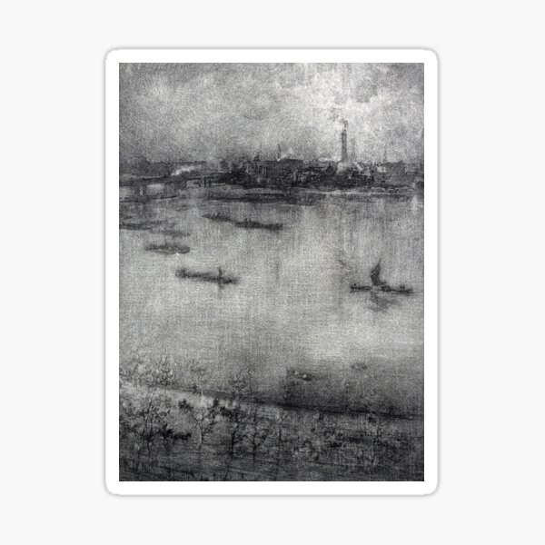 James Whistler The Thames Sticker