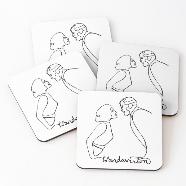 Item preview, Wandavision tape inspired illustration designed and sold by Rae & Nova.