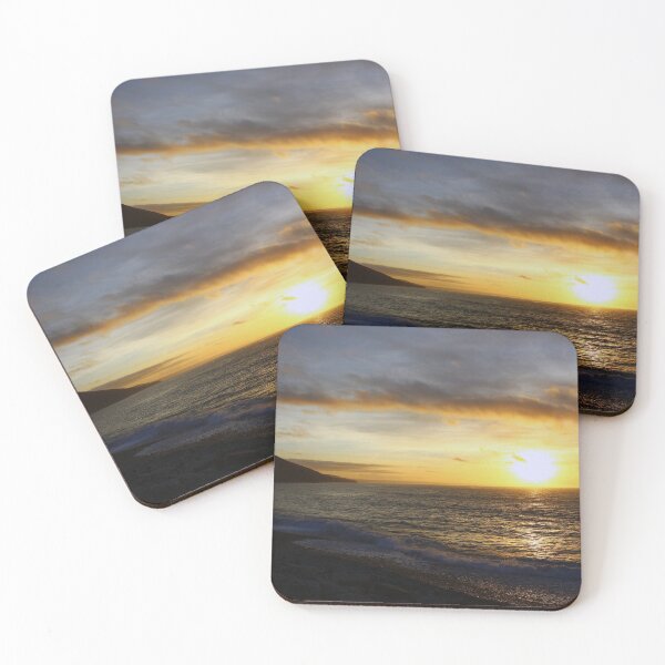 Item preview, Welsh Sunset Mountain Seascape Landscape designed and sold by PictureThisYT.