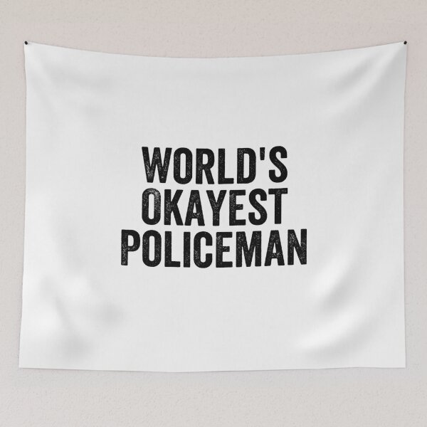 Item preview, World's Okayest Policeman Funny  designed and sold by happinestSHOP.