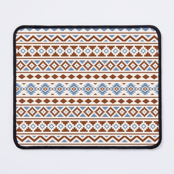 Item preview, Aztec Essence Pattern II Rust Blue Cream designed and sold by NataliePaskell.