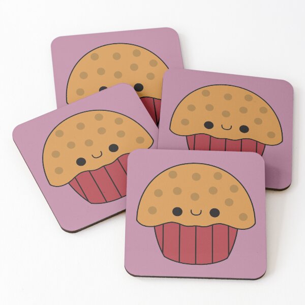 Item preview, Cute Muffin - Kawaii Muffin designed and sold by KawaiiByDice.