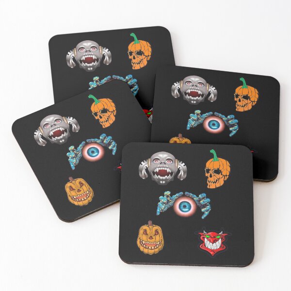 Item preview, Scary Pumpkin and Devil Pattern Stickers designed and sold by RGRamsey.