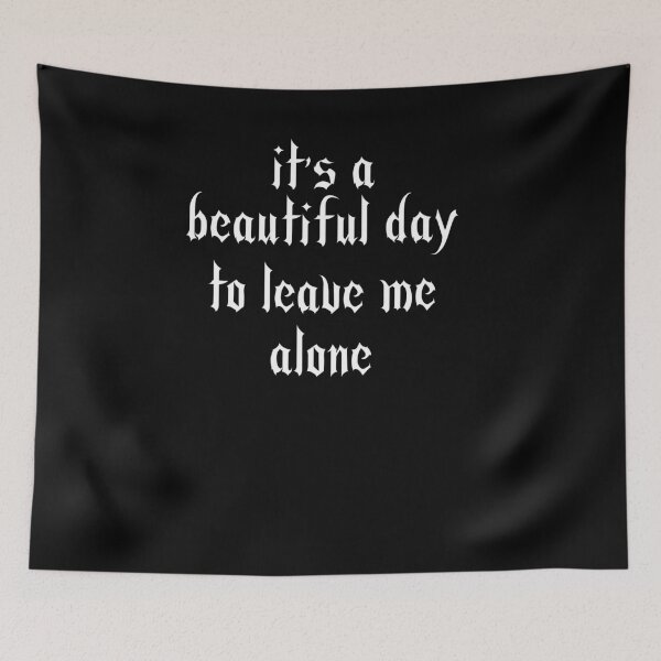 Item preview, Goth Shirt, Grunge Clothing, Gothic Clothing, Beautiful Day to Leave Me Alone, Grunge Aesthetic, Halloween Shirt designed and sold by CapitalDesignss.