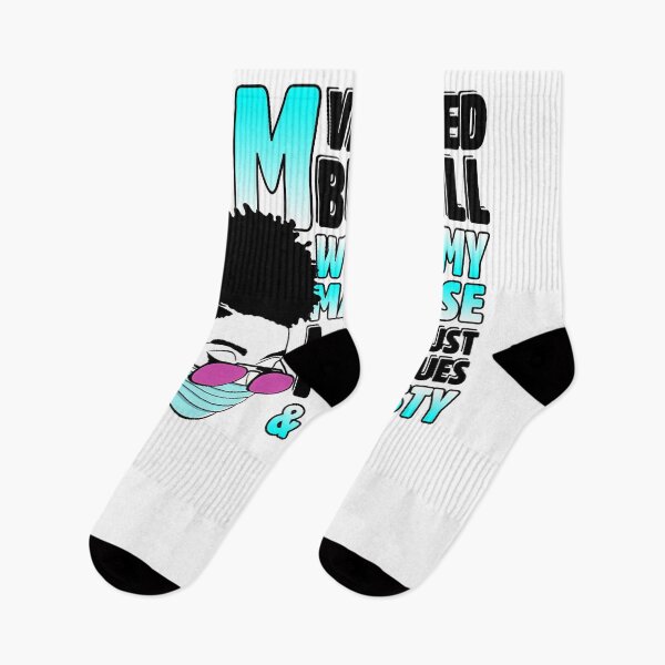 Item preview, VACCINATED But Still Wearing My Mask, Y'all Nasty designed and sold by jerahmittles.