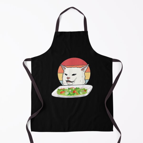 Item preview, Angry Women Yelling At Confused Cat At Dinner Table Meme designed and sold by gracevasile2.