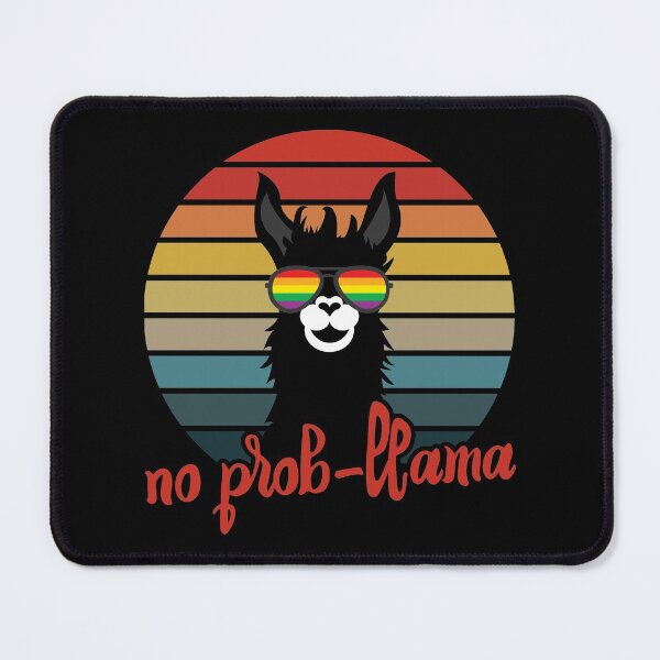 Item preview, No Prob-Llama – Funny Retro Llama Alpaca With Sunglasses designed and sold by designandclouds.