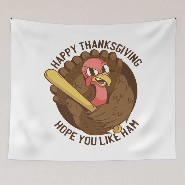 Item preview, Happy Thanksgiving Hope You Like Ham Funy Turkey designed and sold by Kribis.
