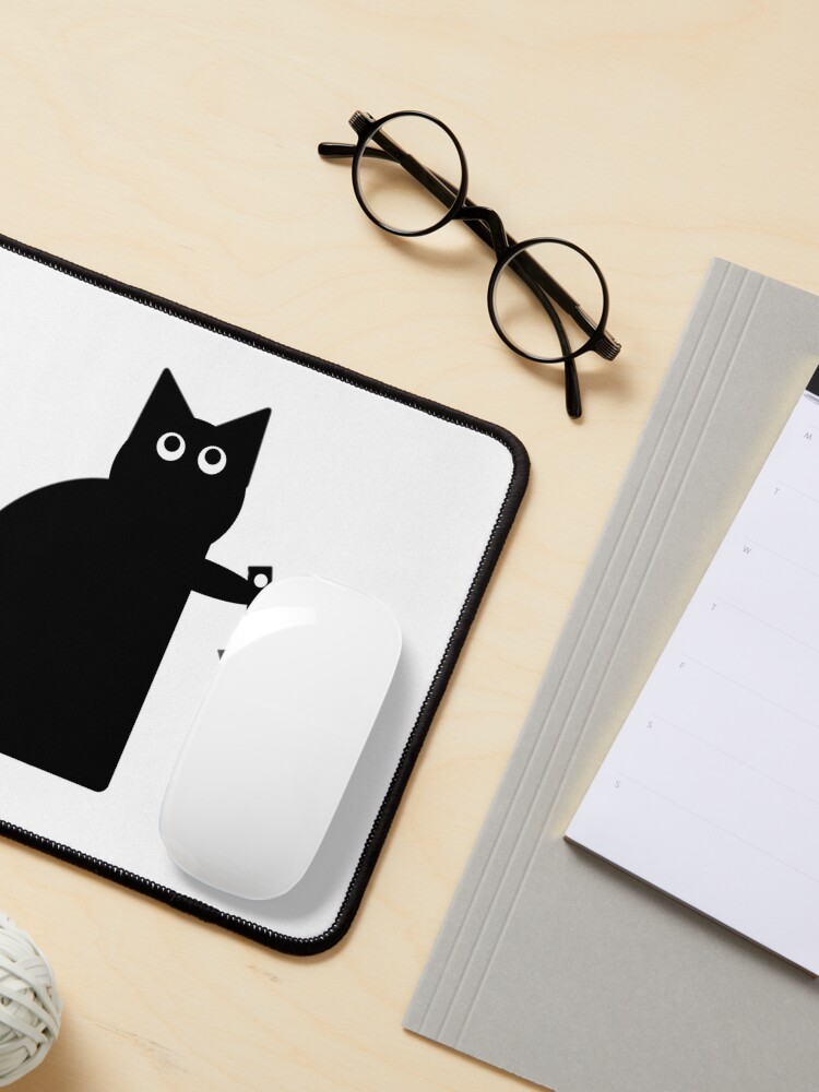 Alternate view of Stabby Cat Mouse Pad