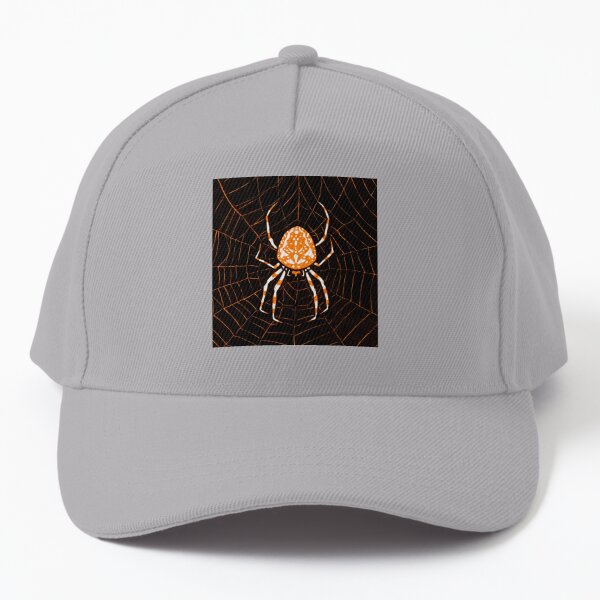 Spider Orange Baseball Cap