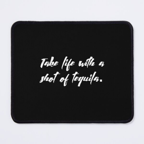 Item preview, Take life with a shot of tequila Poster designed and sold by VintMintage.