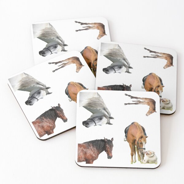 Item preview, 5th Posing  Horse Stickers Bundle, Horse Lover Essential Package. Horses Stickers. Cute Animals Lover And Animal Adorer Sticker Set. Basic Mustang Sticker Kit. Cute Equestrian And Cowboy Packet designed and sold by AnimalStickers-.