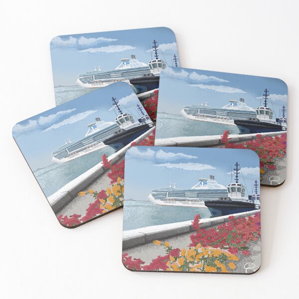 Item preview, Ship Docked in Colombia designed and sold by Endless Wave.