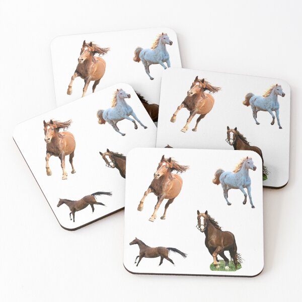 Item preview, 1st Running  Horse Stickers Bundle, Horse Lover Essential Package. Horses Stickers. Cute Animals Lover And Animal Adorer Sticker Set. Basic Mustang Sticker Kit. Cute Equestrian And Cowboy Packet designed and sold by AnimalStickers-.