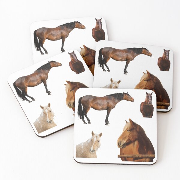 Item preview, 1st Sad  Horse Stickers Bundle, Horse Lover Essential Package. Horses Stickers. Cute Animals Lover And Animal Adorer Sticker Set. Basic Mustang Sticker Kit. Cute Equestrian And Cowboy Packet designed and sold by AnimalStickers-.