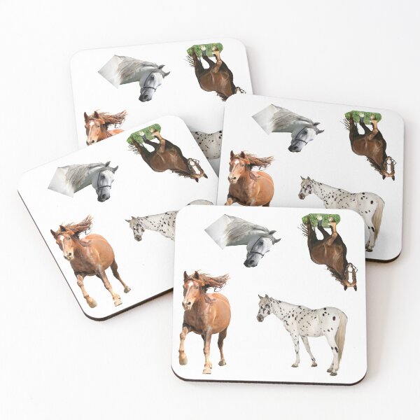 Item preview, 3rd Sad  Horse Stickers Bundle, Horse Lover Essential Package. Horses Stickers. Cute Animals Lover And Animal Adorer Sticker Set. Basic Mustang Sticker Kit. Cute Equestrian And Cowboy Packet designed and sold by AnimalStickers-.