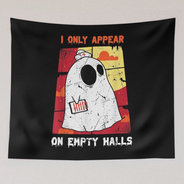 Item preview,  Nurse Only Appear Empty Halls Ghosts Coffee designed and sold by caral8.