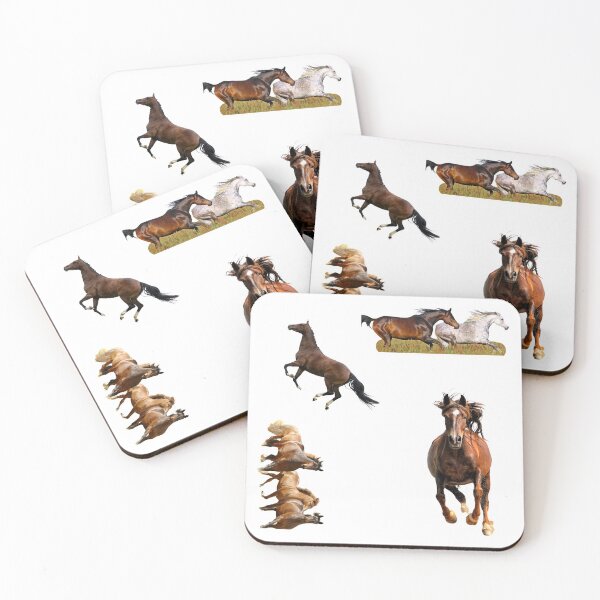 Item preview, 2nd Running  Horse Stickers Bundle, Horse Lover Essential Package. Horses Stickers. Cute Animals Lover And Animal Adorer Sticker Set. Basic Mustang Sticker Kit. Cute Equestrian And Cowboy Packet designed and sold by AnimalStickers-.