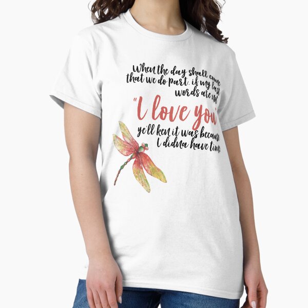 Aperçu de l'œuvre Citation romantique de l'Outlander Jamie Fraser créée et vendue par rebekahandco.