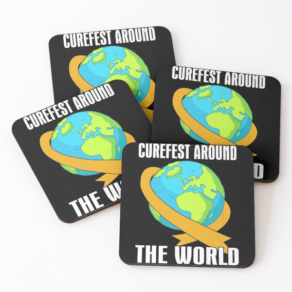 Item preview, Cure Fest Around The World Childhood Cancer Awareness Warrior Premium designed and sold by zellndollyyv.