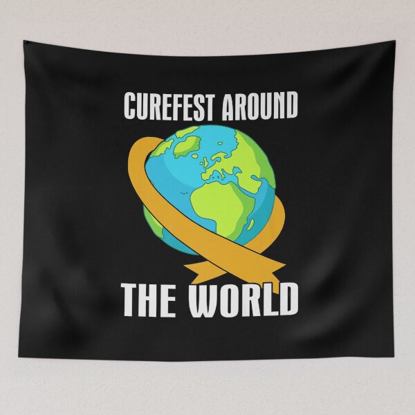 Item preview, Cure Fest Around The World Childhood Cancer Awareness Warrior Premium designed and sold by zellndollyyv.