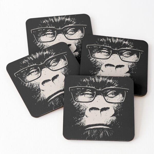 Item preview, Hipster Gorilla With Glasses designed and sold by RiseAlex.