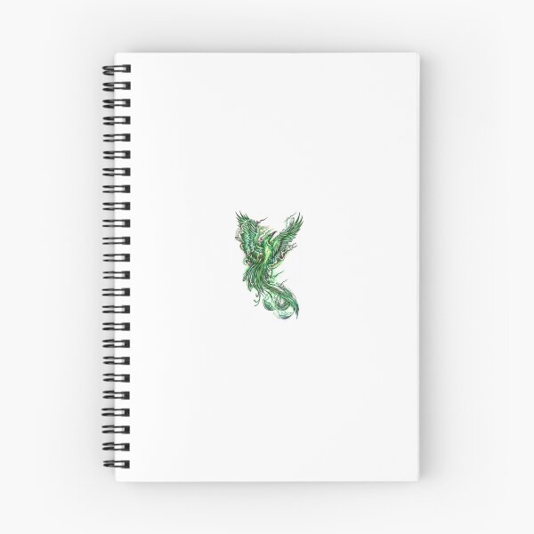 Item preview, Dibujado a mano Green Phoenix designed and sold by Hammer Winn.