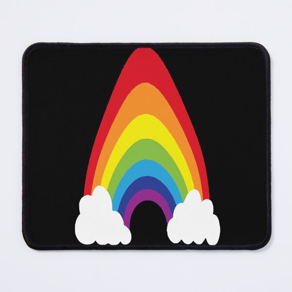 Item preview, Ca Va Bien Aller Sticker & Mask (HD) (Cloud & Curvy Rainbow) designed and sold by Brazz Official.