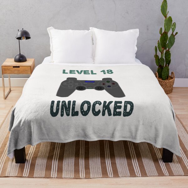 Item preview, Level 18 Unlocked ,18 Birthday Boy Men Son Funny Gamer 18th Birthday designed and sold by Soukainadesign.