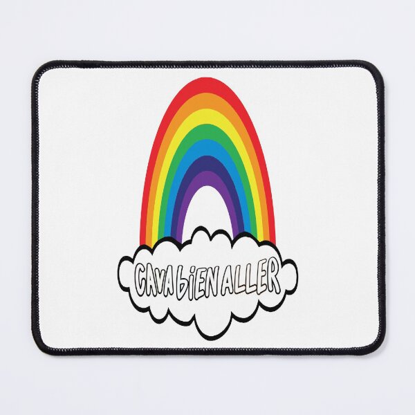 Item preview, Ca Va Bien Aller Sticker & Mask (HD) Small Cloud (White & No Shadow) designed and sold by Brazz Official.