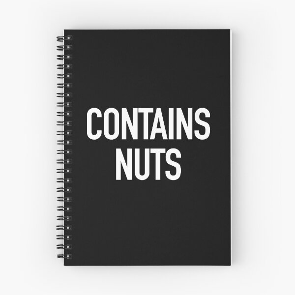 Item preview, Contains Nuts typography designed and sold by gstrehlow2011.