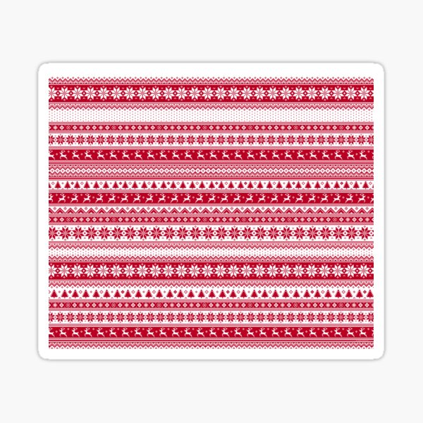 Nordic - Scandinavian Christmas Sticker