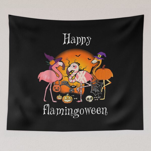 Item preview,  Happy Flamingoween Witch Pumpkin Flamingo Halloween Costume designed and sold by caral8.