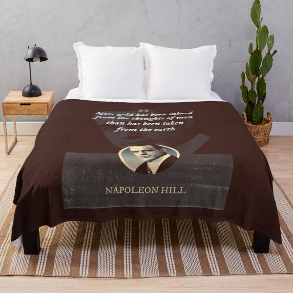Item preview, Napoleon Hill - More gold has been mined from the thoughts of men than has been taken from the earth designed and sold by Syahrasi.