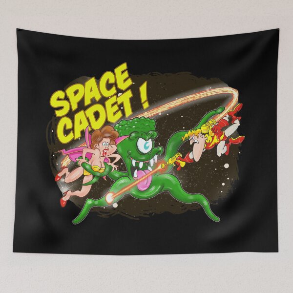 Item preview, Space Cadet rescues princess from green alien! designed and sold by jimbairn.