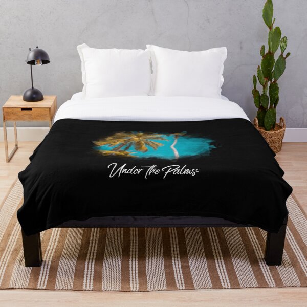 Under the Palms Throw Blanket
