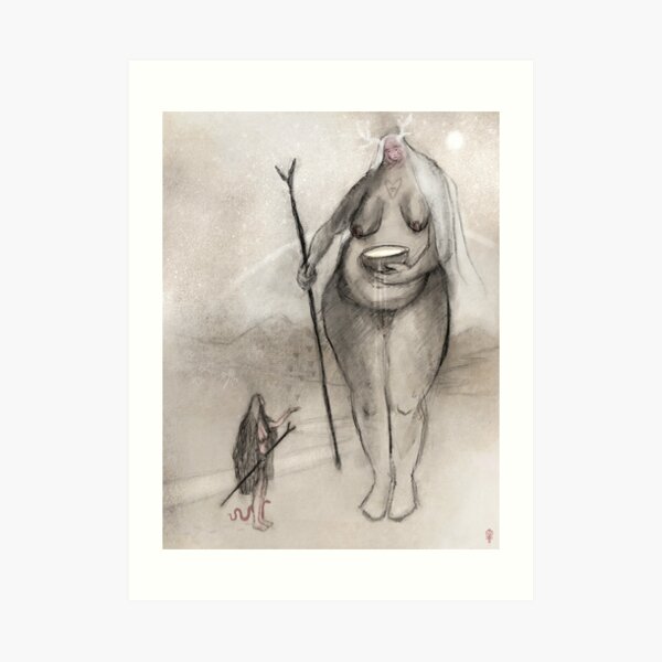 Æþel Hielda - Ancestral Guardians Art Print