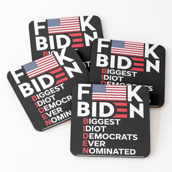 Item preview, fuck Biden USA Flag Biggest Idiot Democrat Ever nominated  designed and sold by krieglkwegeb86.