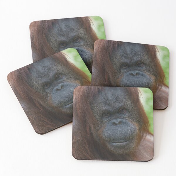 Item preview, Orangutan Mother Portrait designed and sold by rawshutterbug.