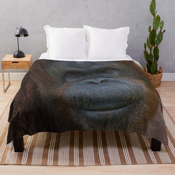 Item preview, Orangutan Mother Portrait designed and sold by rawshutterbug.