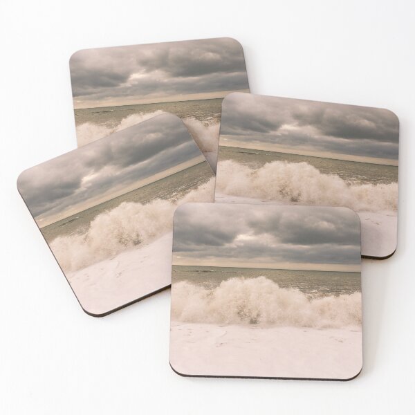 Item preview, Warm Wave Beach Landscape Seascape Wales designed and sold by PictureThisYT.