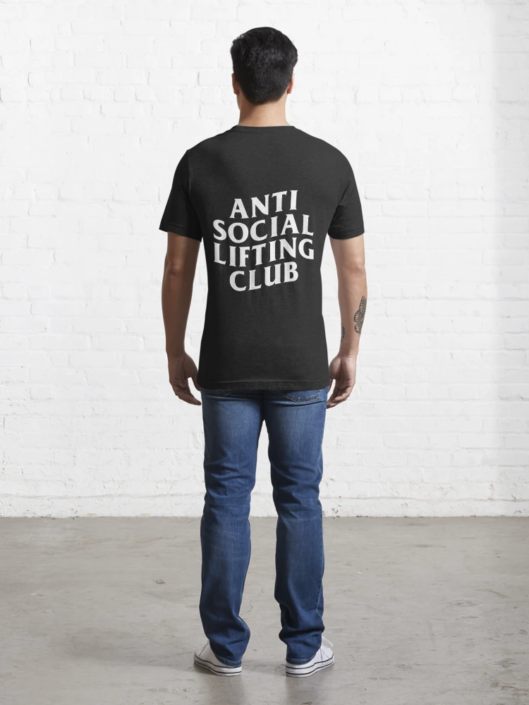 S272 Anti Social Lifting Club Mens T-shirt Heather Black - Small