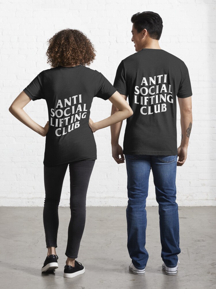 Anti Social Lifting Club Pullover Hoodie (Black,S) : : Clothing,  Shoes & Accessories