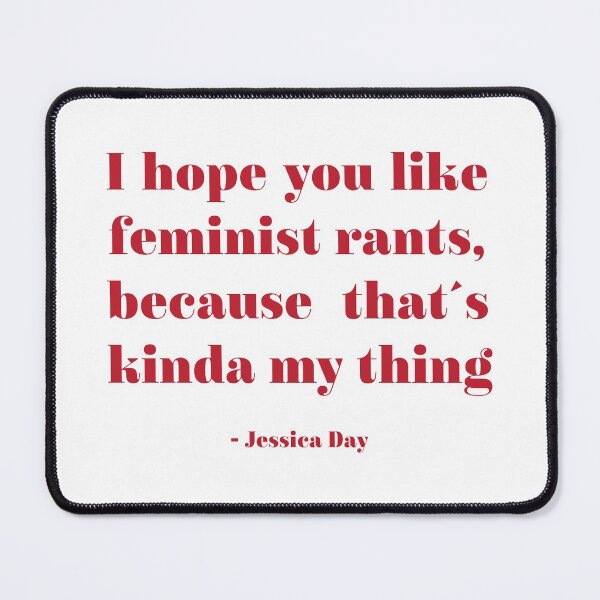 Item preview, New girl feminist rants red designed and sold by jennlang.