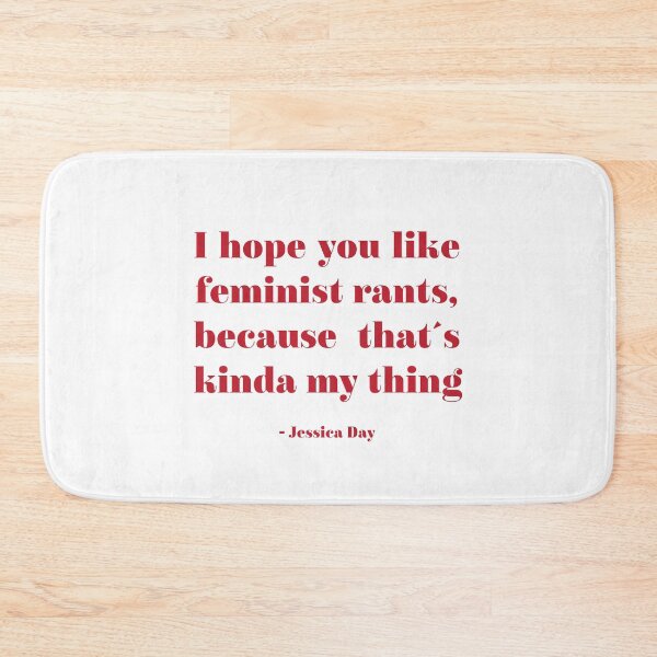 Item preview, New girl feminist rants red designed and sold by jennlang.